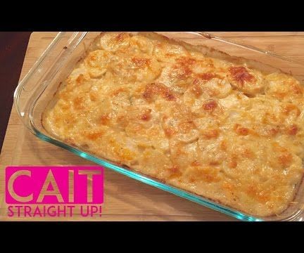 French Onion Potatoes Au Gratin - Homemade Scalloped Potatoes