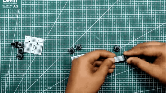 Button Board Built