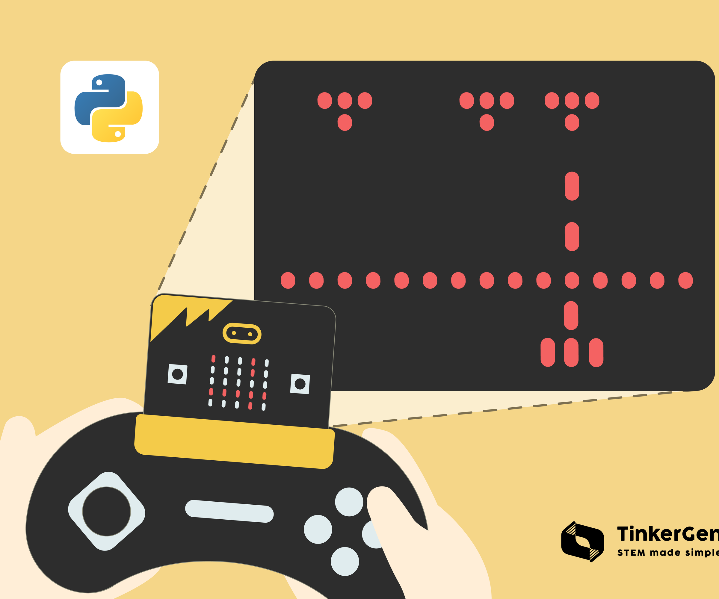 Space Invaders in Micropython on Micro:bit