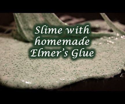 Making Slime With Homemade Elmer's Glue
