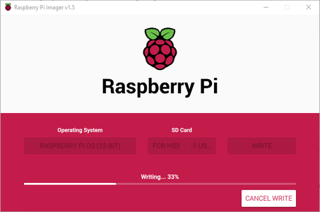 Burn the Raspberry Pi OS Image to the SD Card