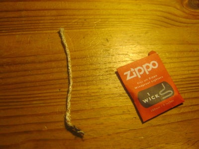 Zippo Wick Homemade Diy