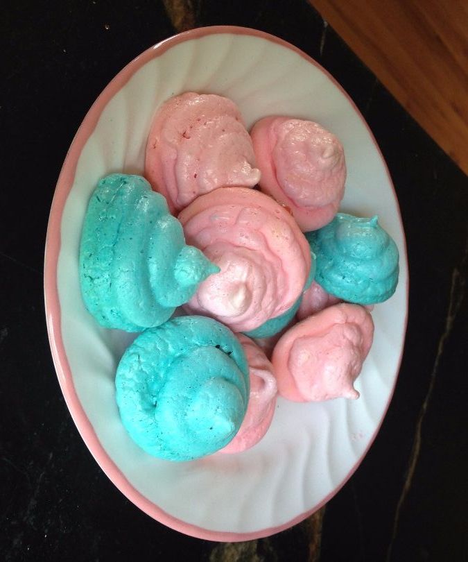 Cotton Candy Meringues