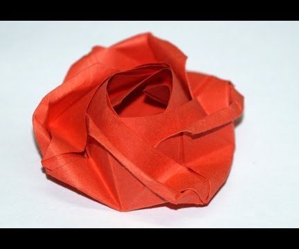 How to Make an Origami Rose 