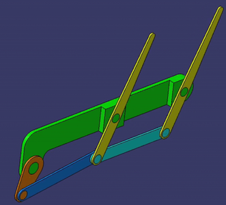 Car Wiper Mechanism With Pantograph Linkages and Gears