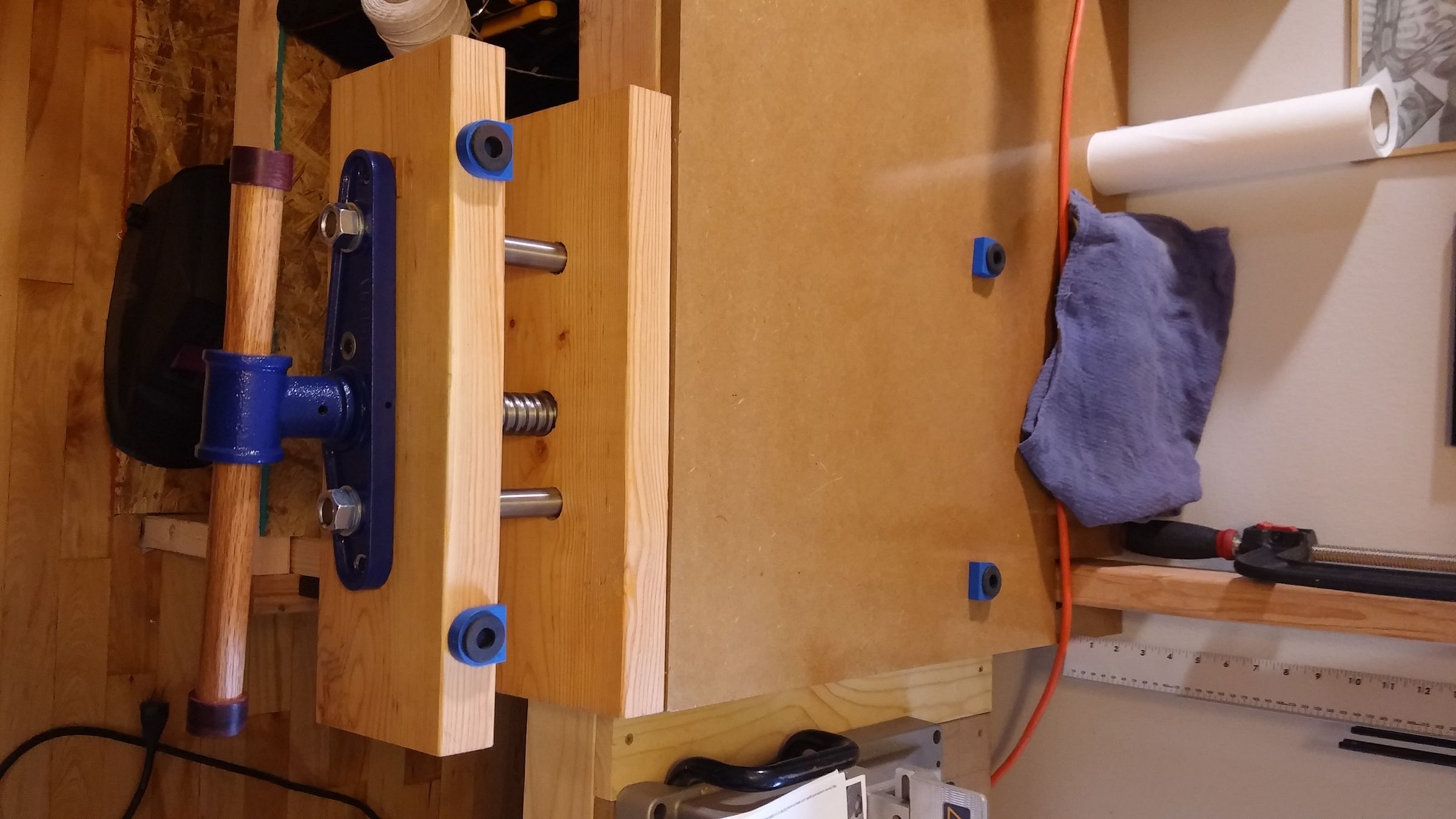 Maker's Vise Installation 15 Steps (with Pictures