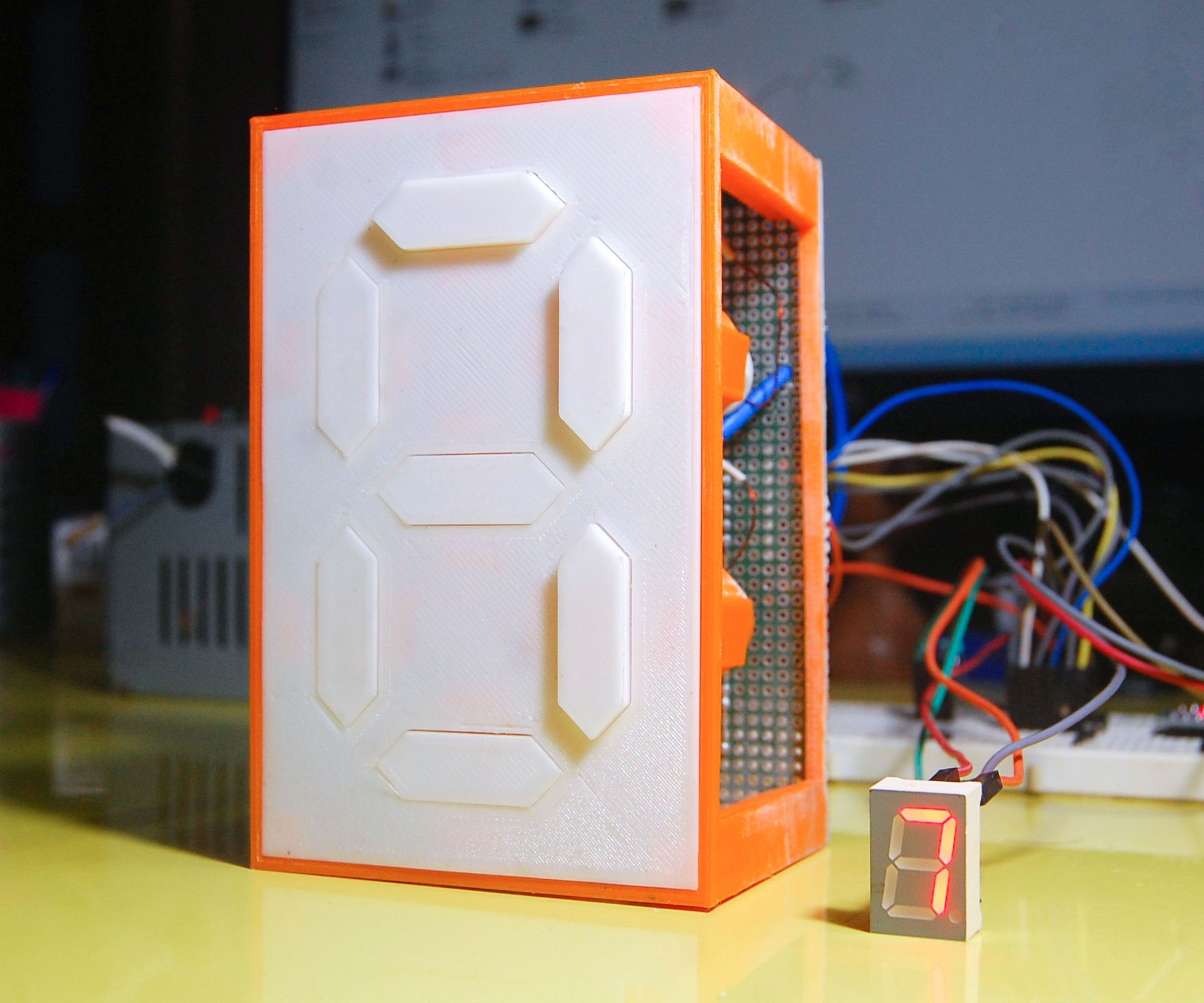 Mechanical 7 Segment Display