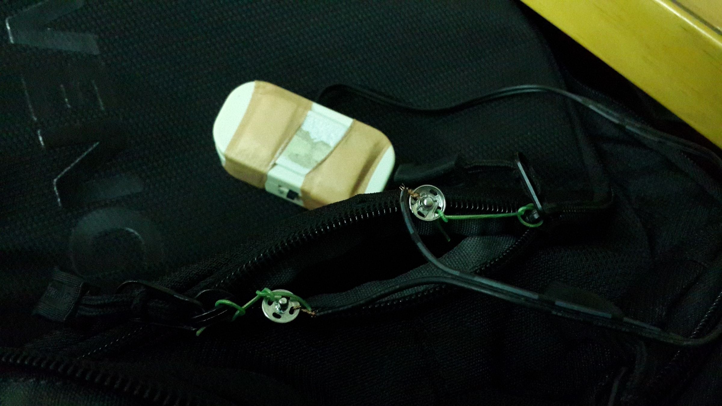 自制背包防盗报警器