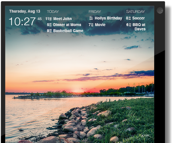 DAKboard: A wifi connected wall display for your photos, calendar, news and weather