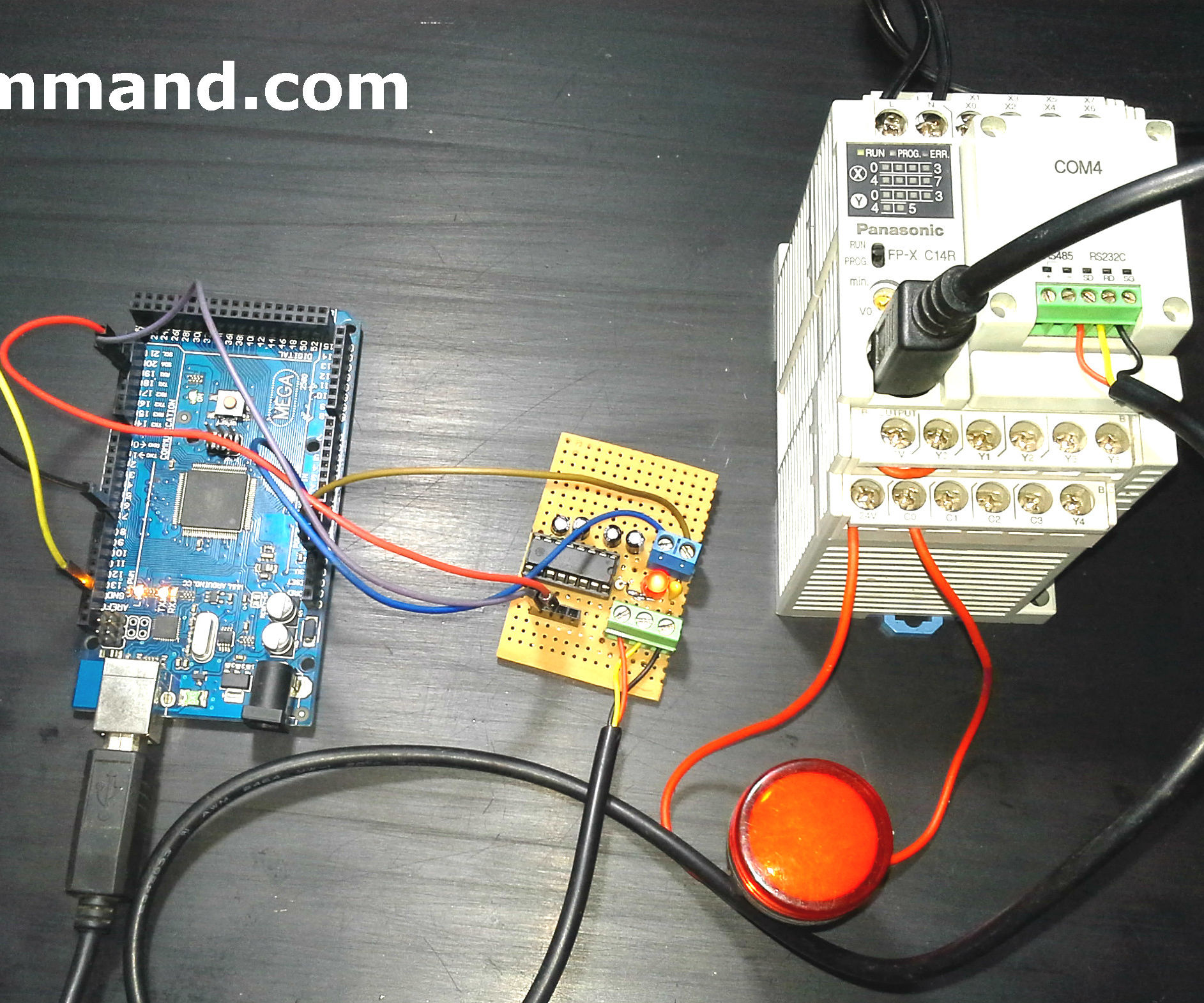 Arduino Writing Mewtocol Protocol From PLC'S Panasonic