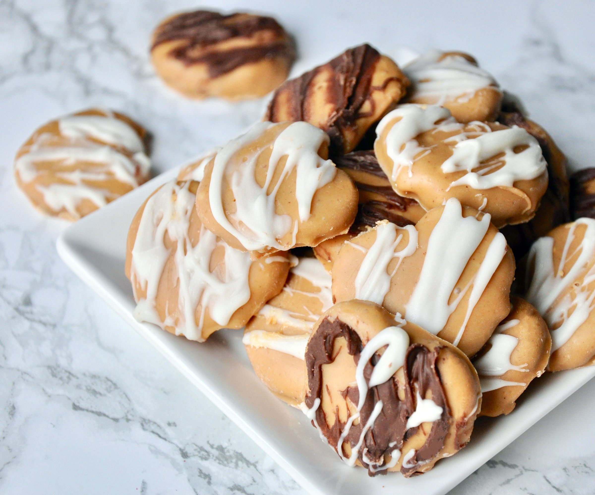 Peanut Butter Dipped Pretzels