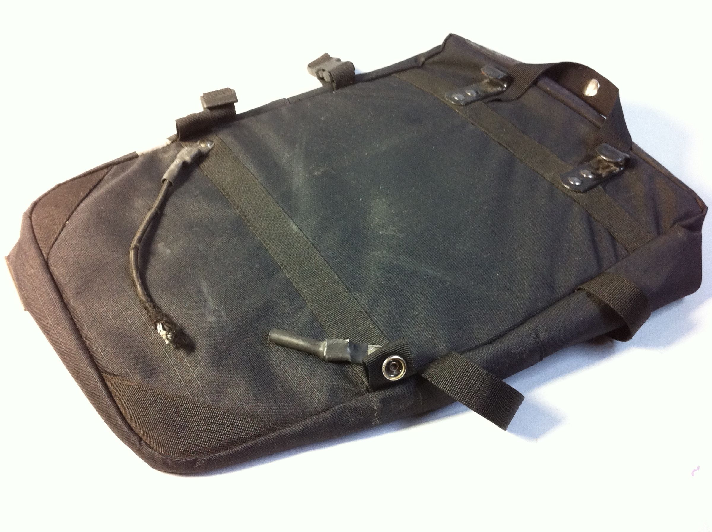 Fixing the Elastic Band on a Bicycle Pannier Bag