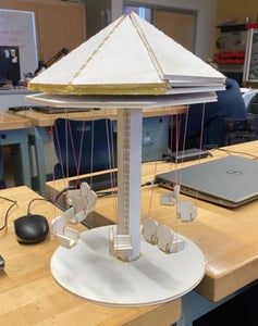 Cardboard Carnival Swing Ride