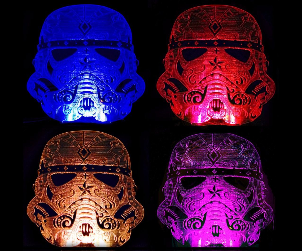 Sugar Skull Stormtrooper Nightlight