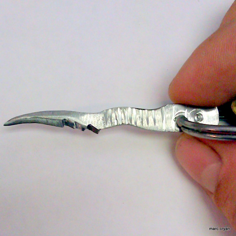 Saw Keychain - From Sawzall Blade