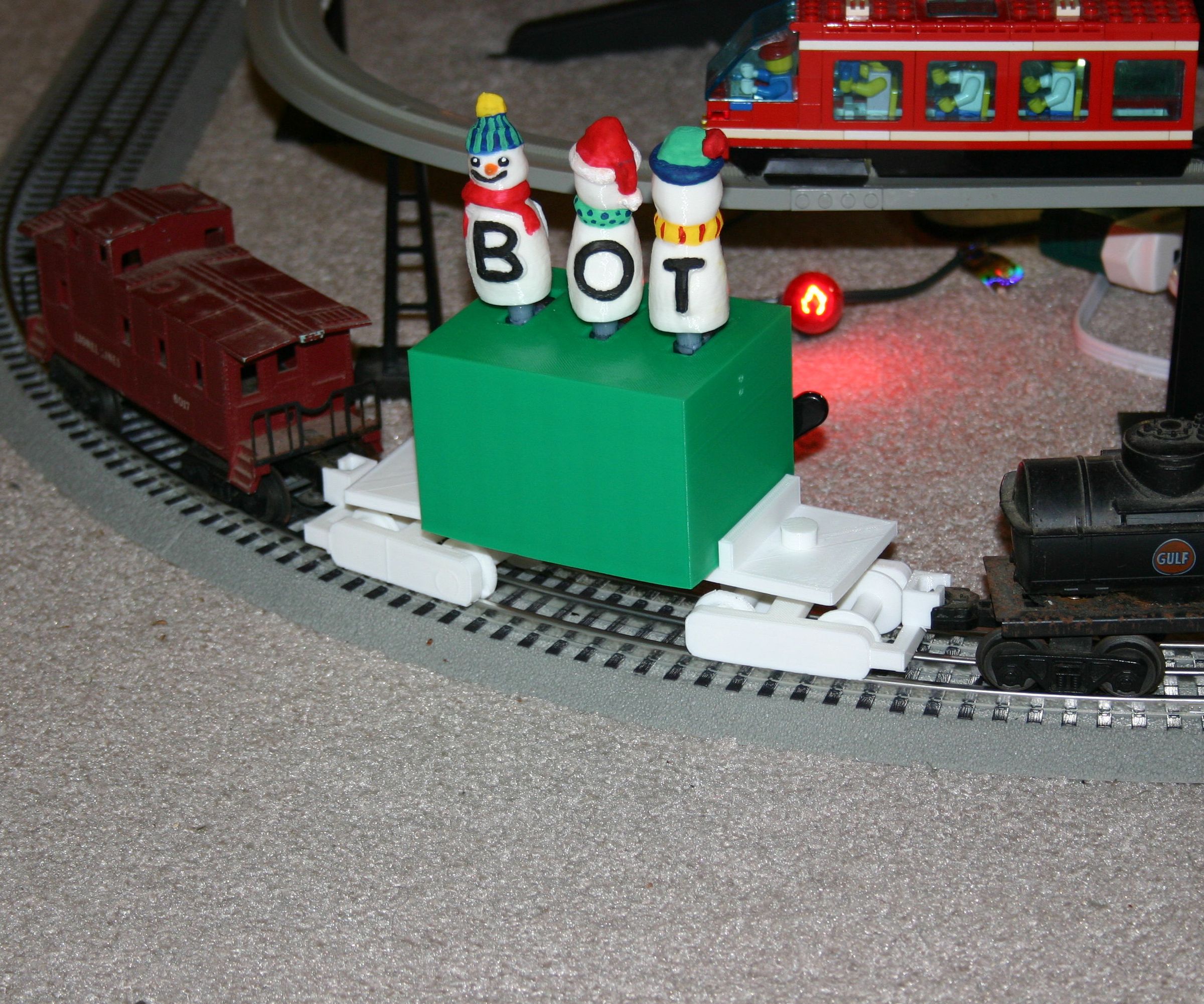 Christmas Rail Car 1