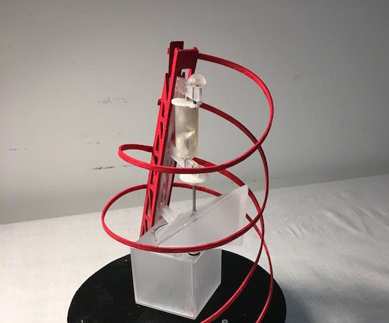 Red on Black: Homage to Tatlin