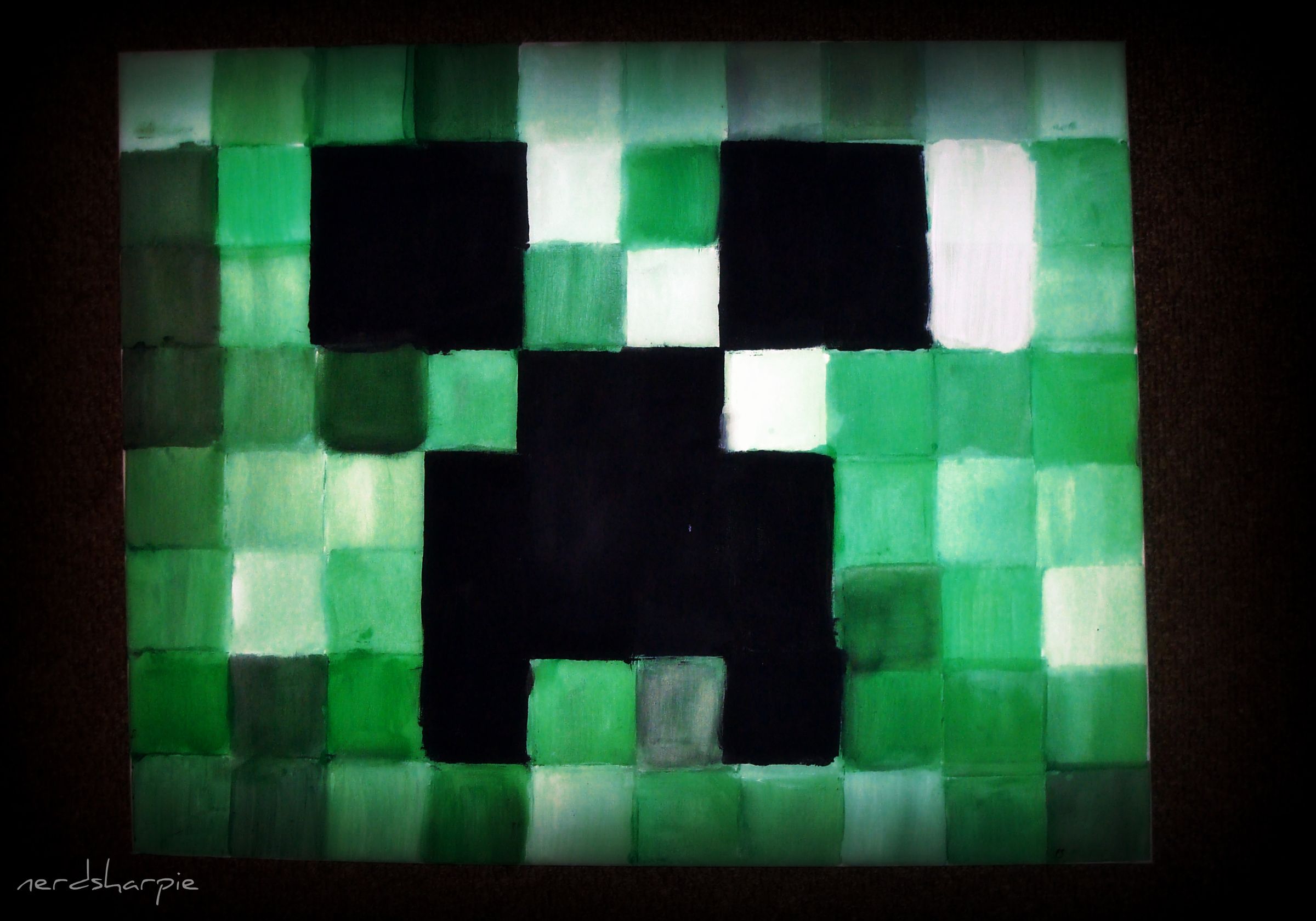 Creeper A2 Painting