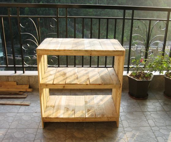 The Storage Rack Made From Recycled Materials