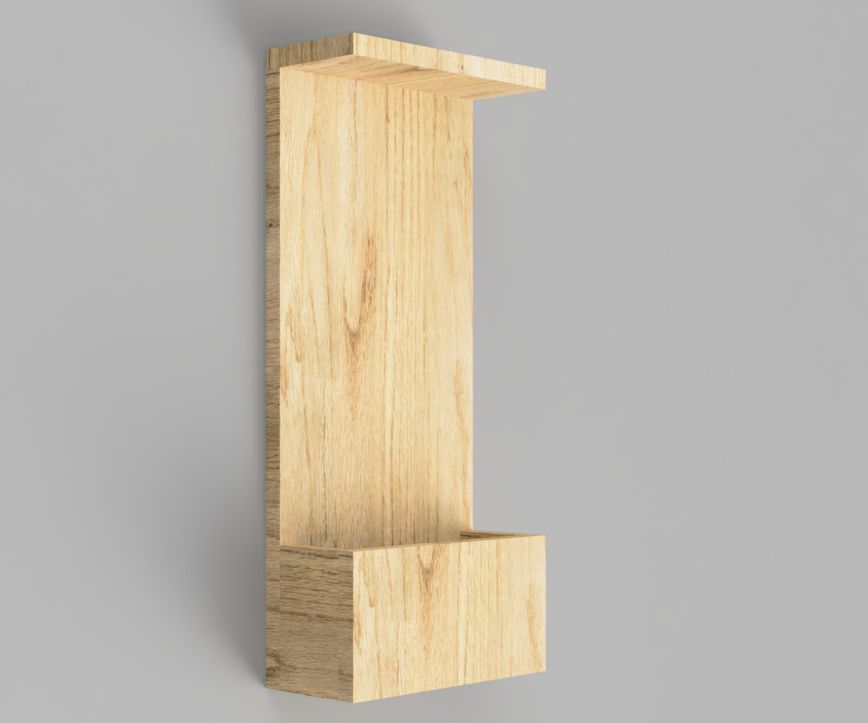 French Cleat Desk Org