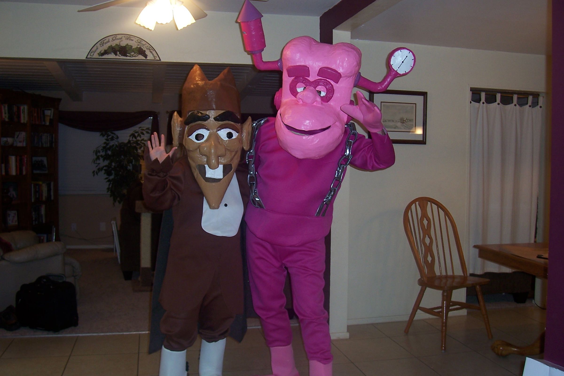 Halloween 2008 - Monster Cereal Franken Berry and Count Chocula (inspired by and Thanks to Pokiespout)