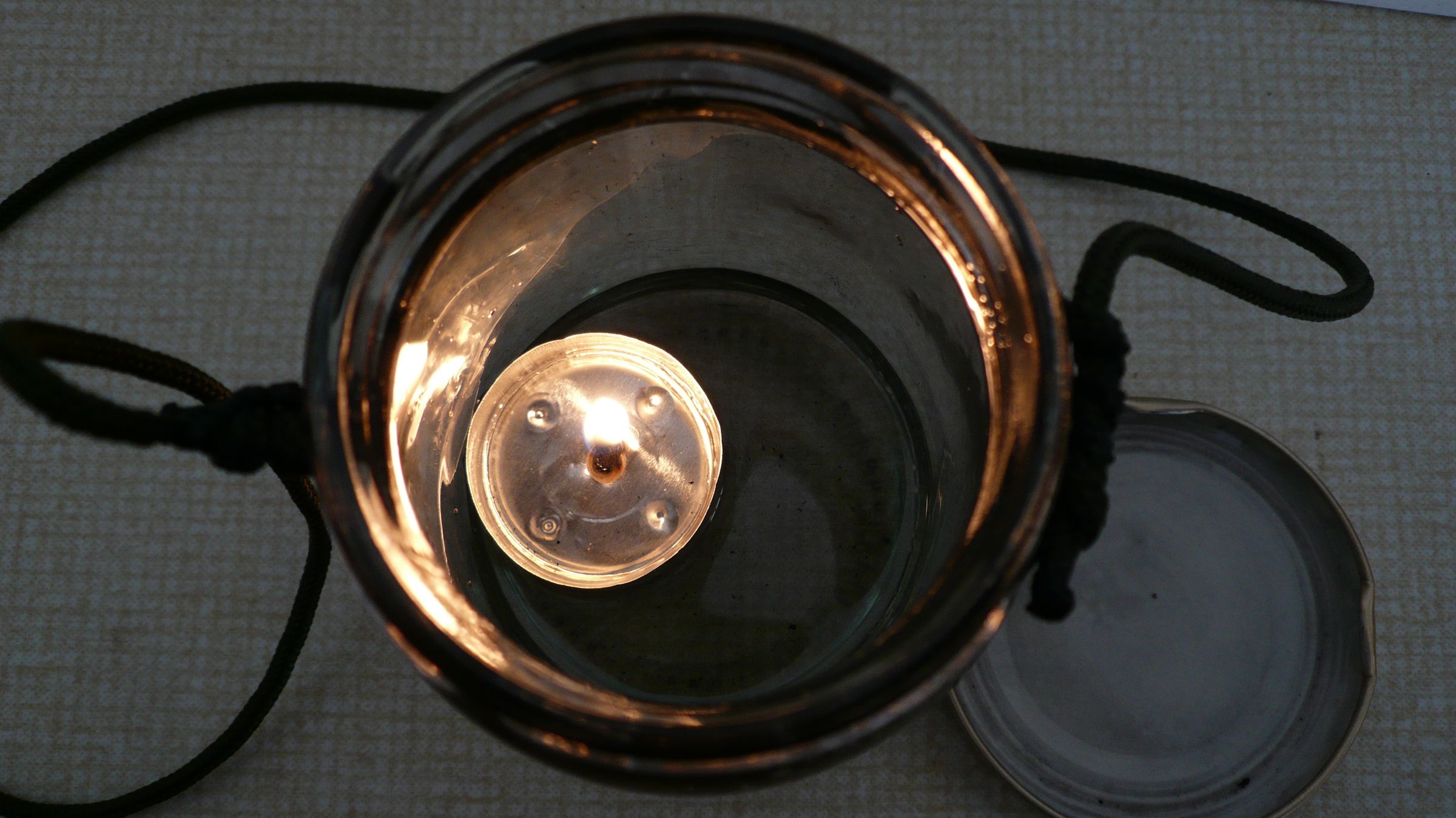 Hangable Jam Jar Oil Lamp 5 Steps Instructables