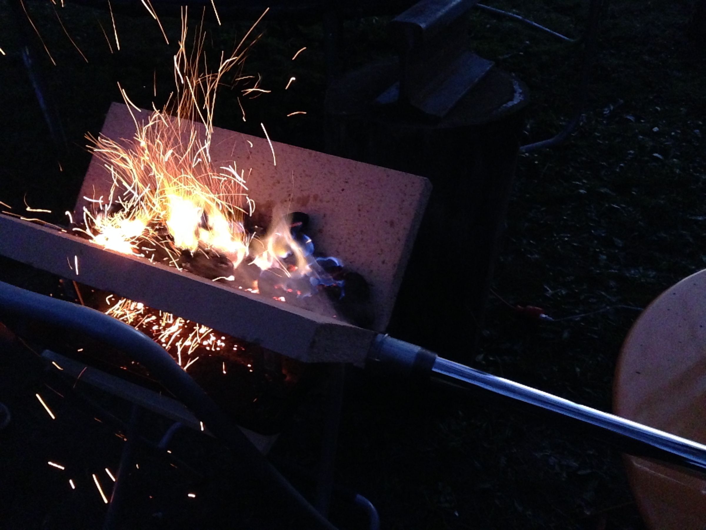 Folding Chair Charcoal Forge : 8 Steps (with Pictures) - Instructables