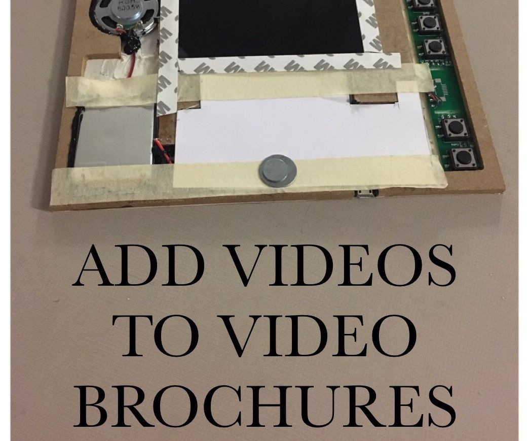 Add Videos to Video Brochures