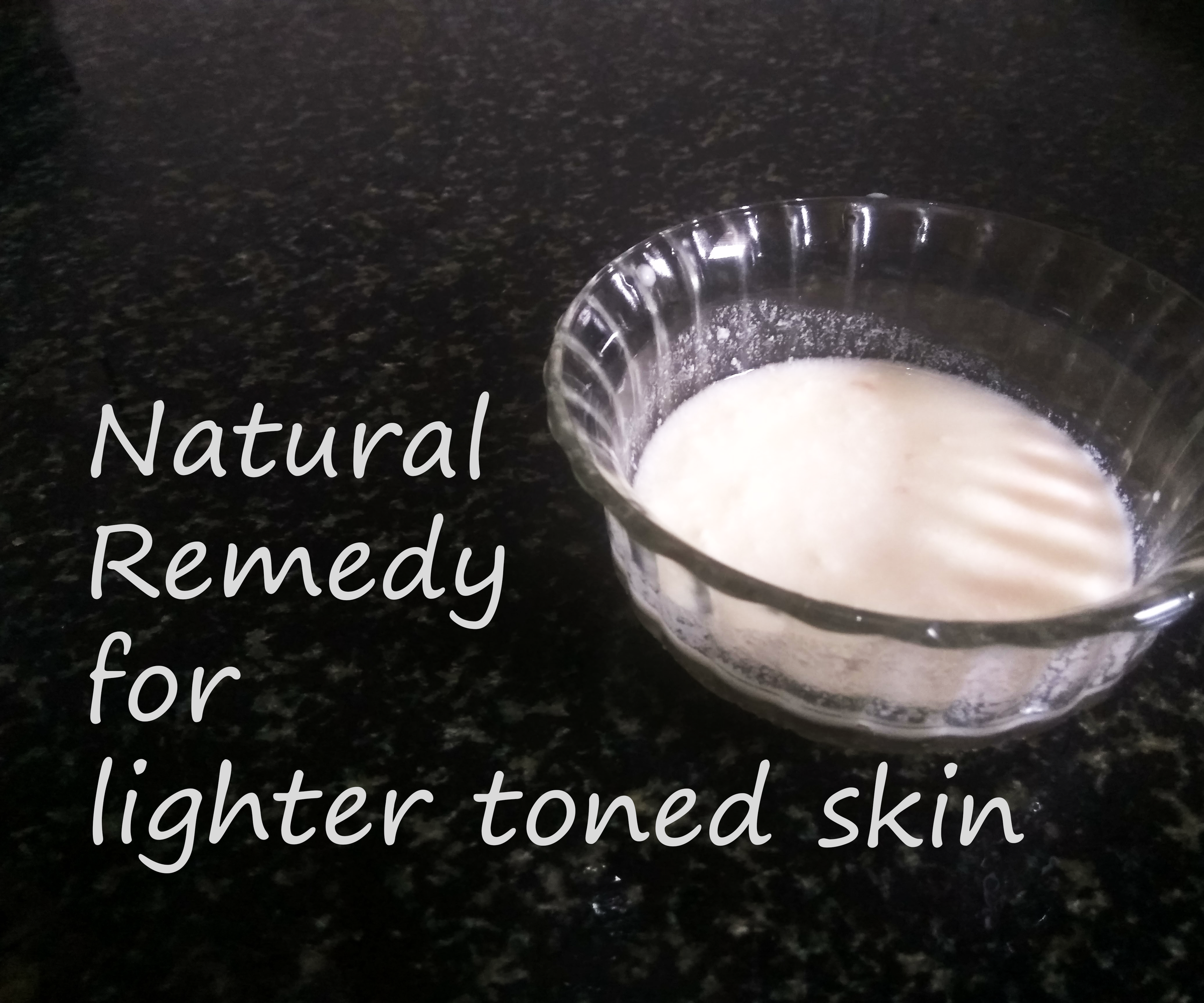 Natural Remedy for Light Toned Skin