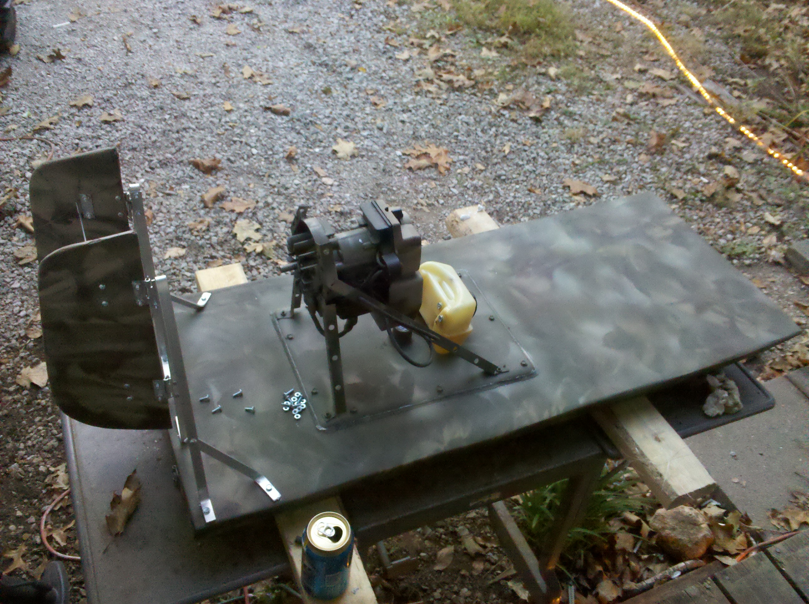 Scratch-built R/C Fanboat, Part 1: Construction.