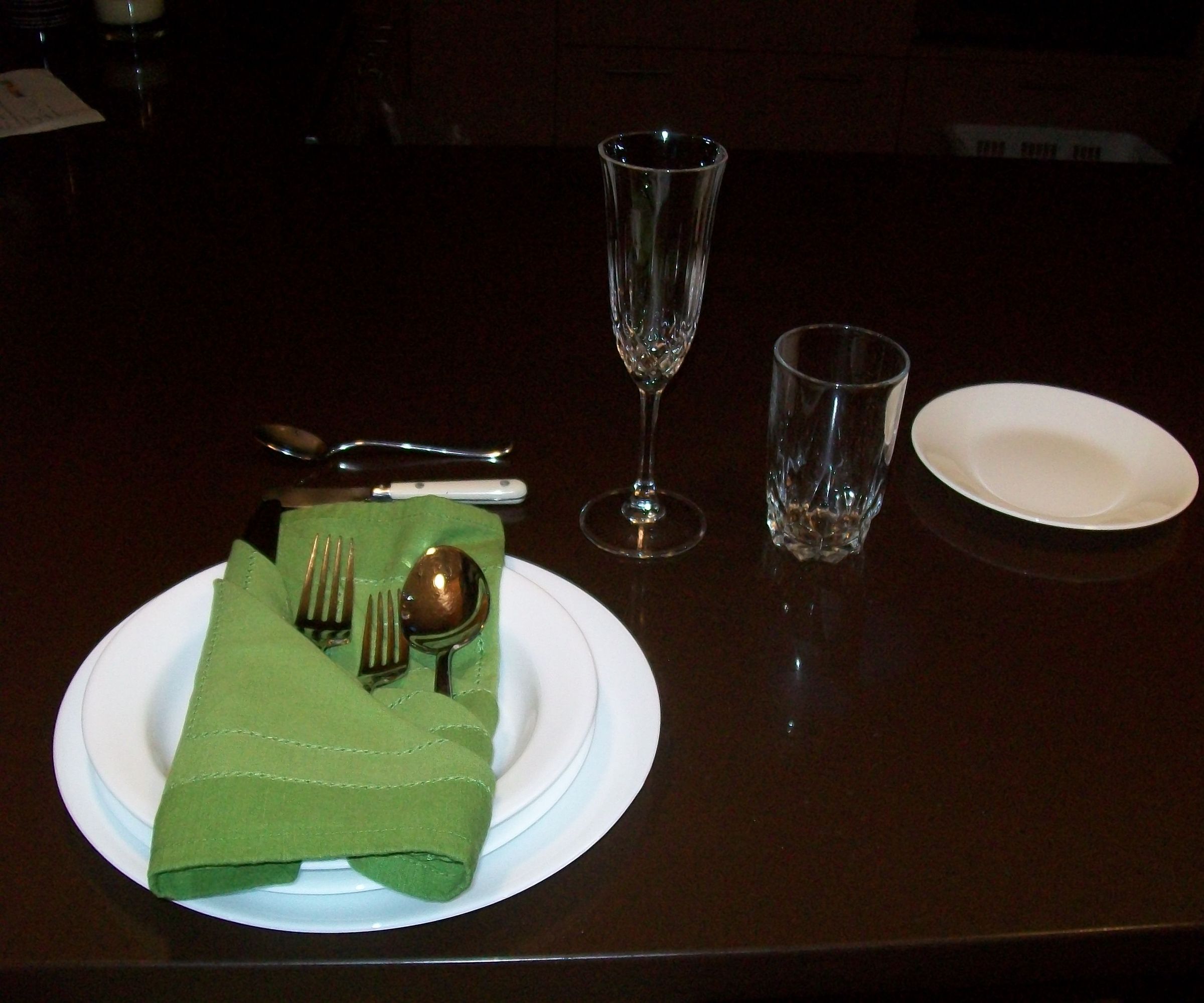 How to French Fold a Napkin and Formally Set a Table With It