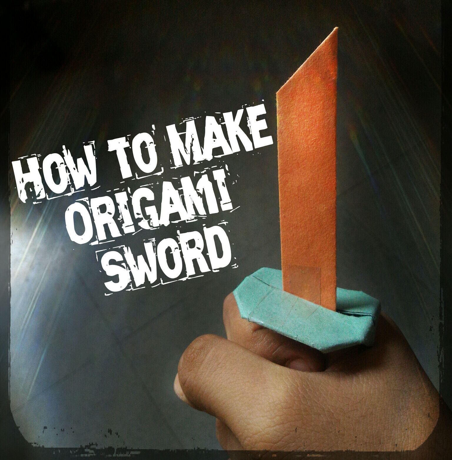 How to make Origami Sword