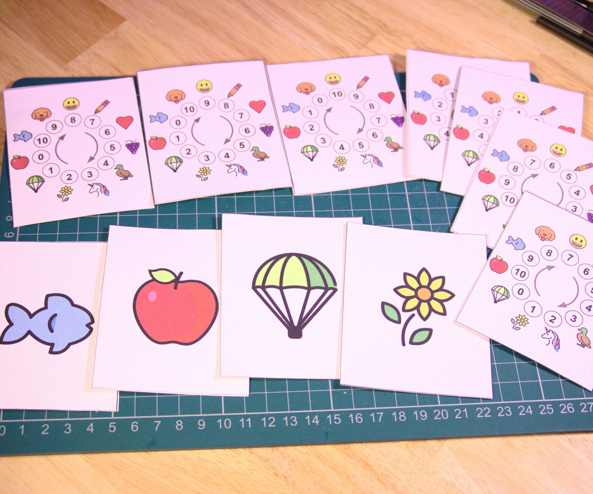 Mathematical Magical Emoji Cards