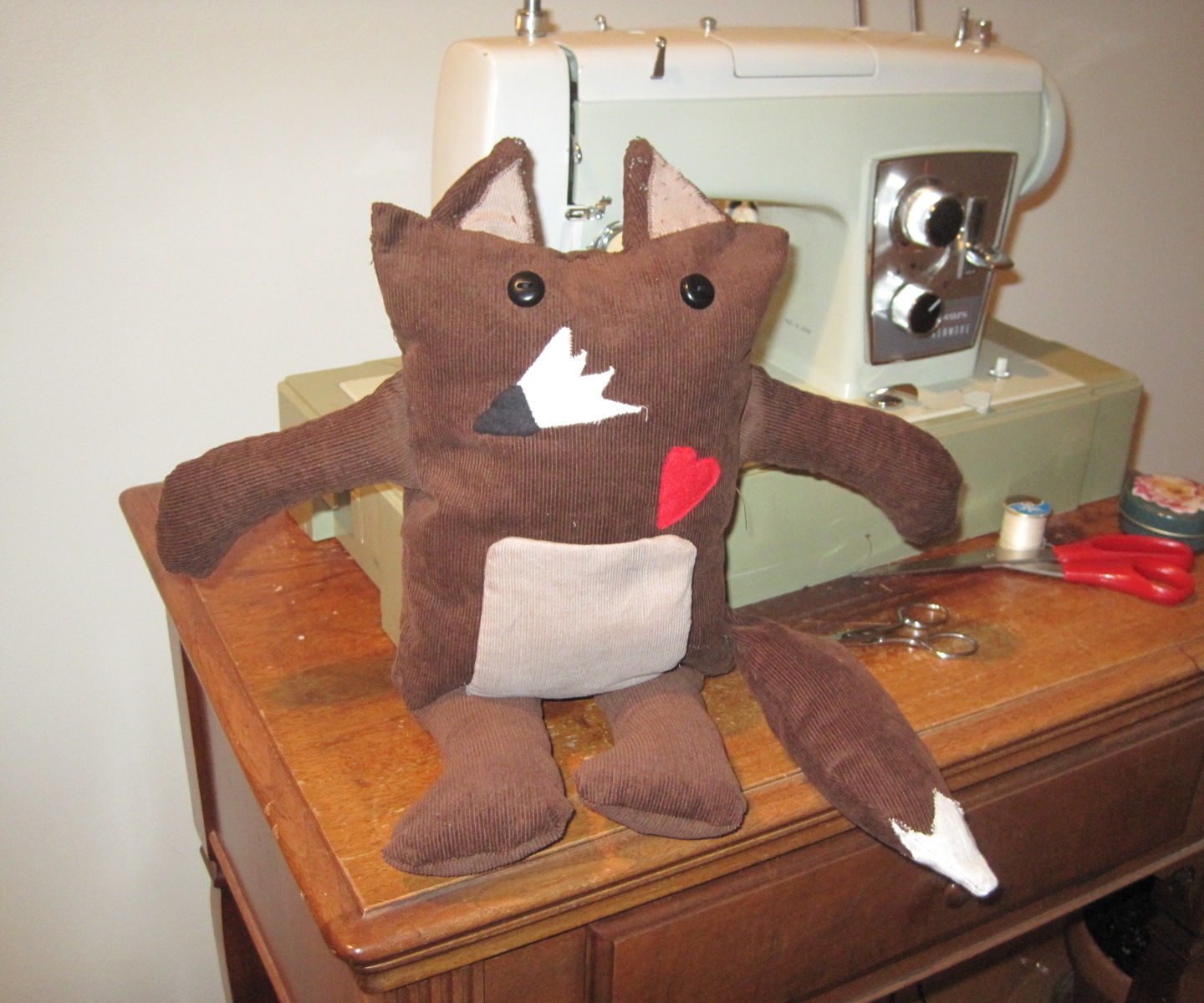 LilyPad Arduino Stuffed Fox Toy