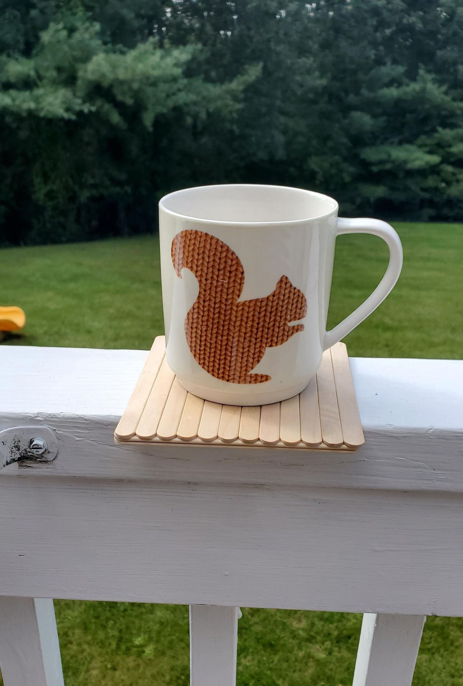 Easy Popsicle Stick Coaster