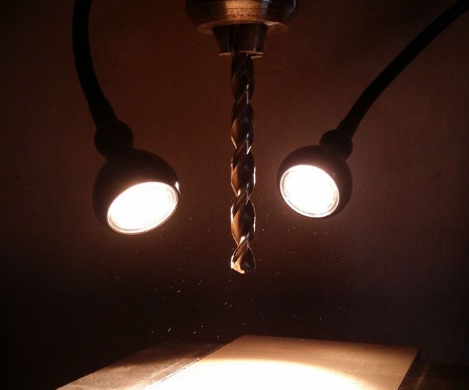 Improve Your Drill Press - by Adding Lights