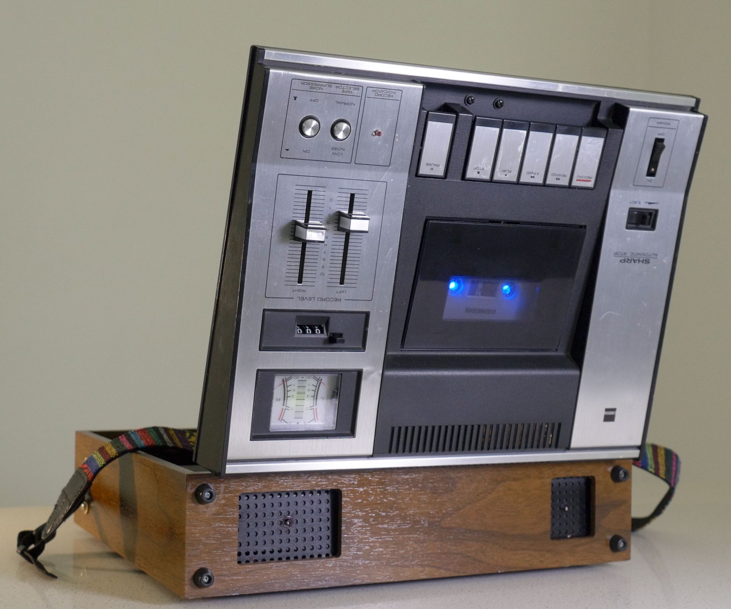 Vintage Cassette Deck Hand Bag - Get Decked Out!