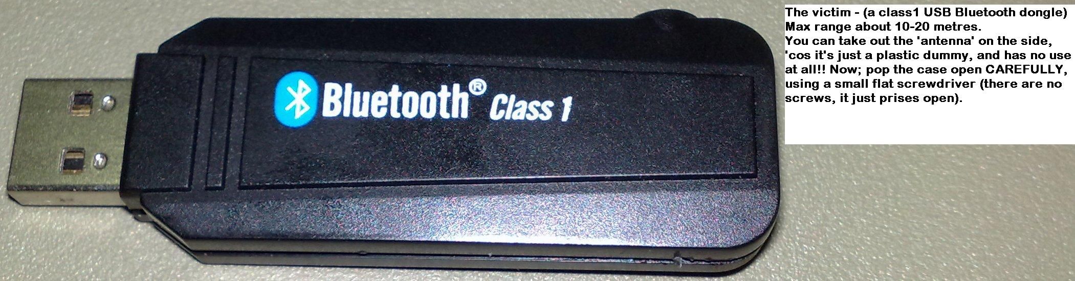 Increase and Extend the Range of a USB Bluetooth Dongle!