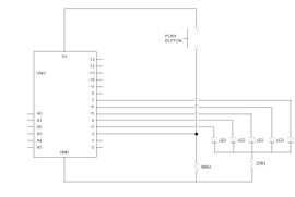 Build a Simple Binary Counter Using Your Arduino : 4 Steps - Instructables