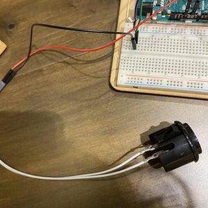 Attach LED Lights, Button and Wires