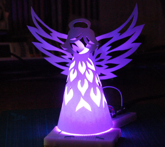 An Atmospheric Angel Lamp With WS2812 on ESP8266