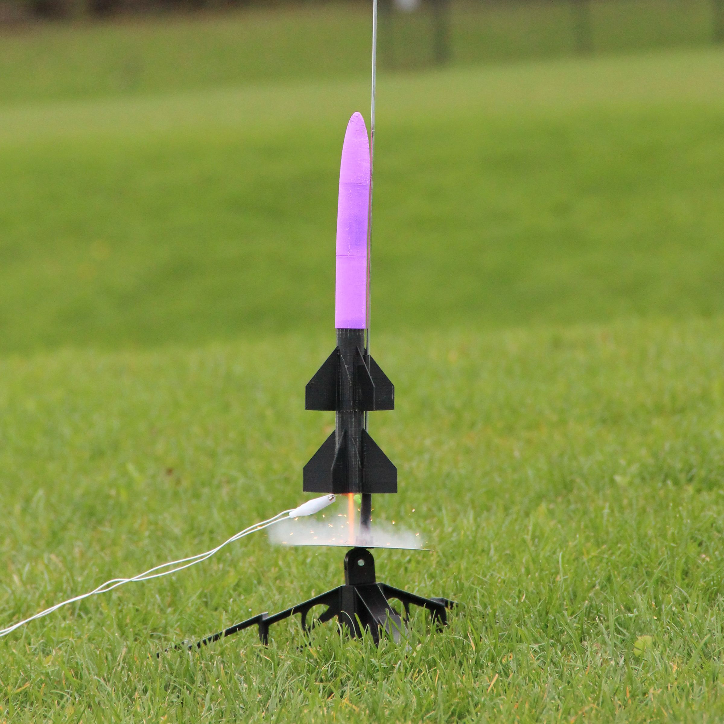Rockit 3DPrinted Model Rocket Construction Kit 6 Steps (with