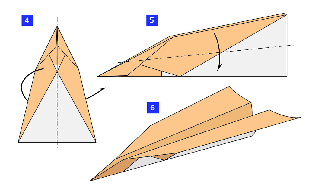 Paper Airplane Instructions Step By Step