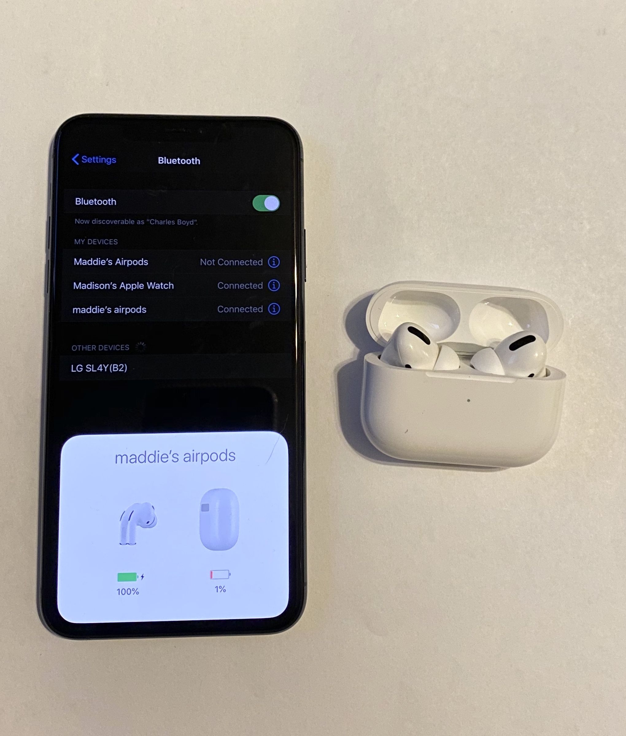 How to Connect Two Sets of Apple Airpod Pro's to an Apple Iphone