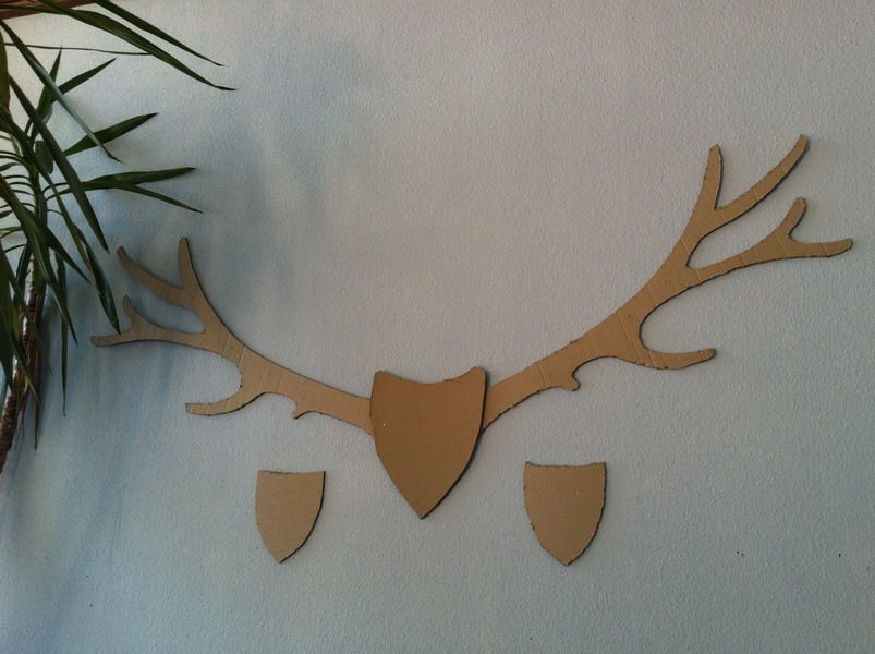 Oh My Deer - Cardboard Wall Fun Project