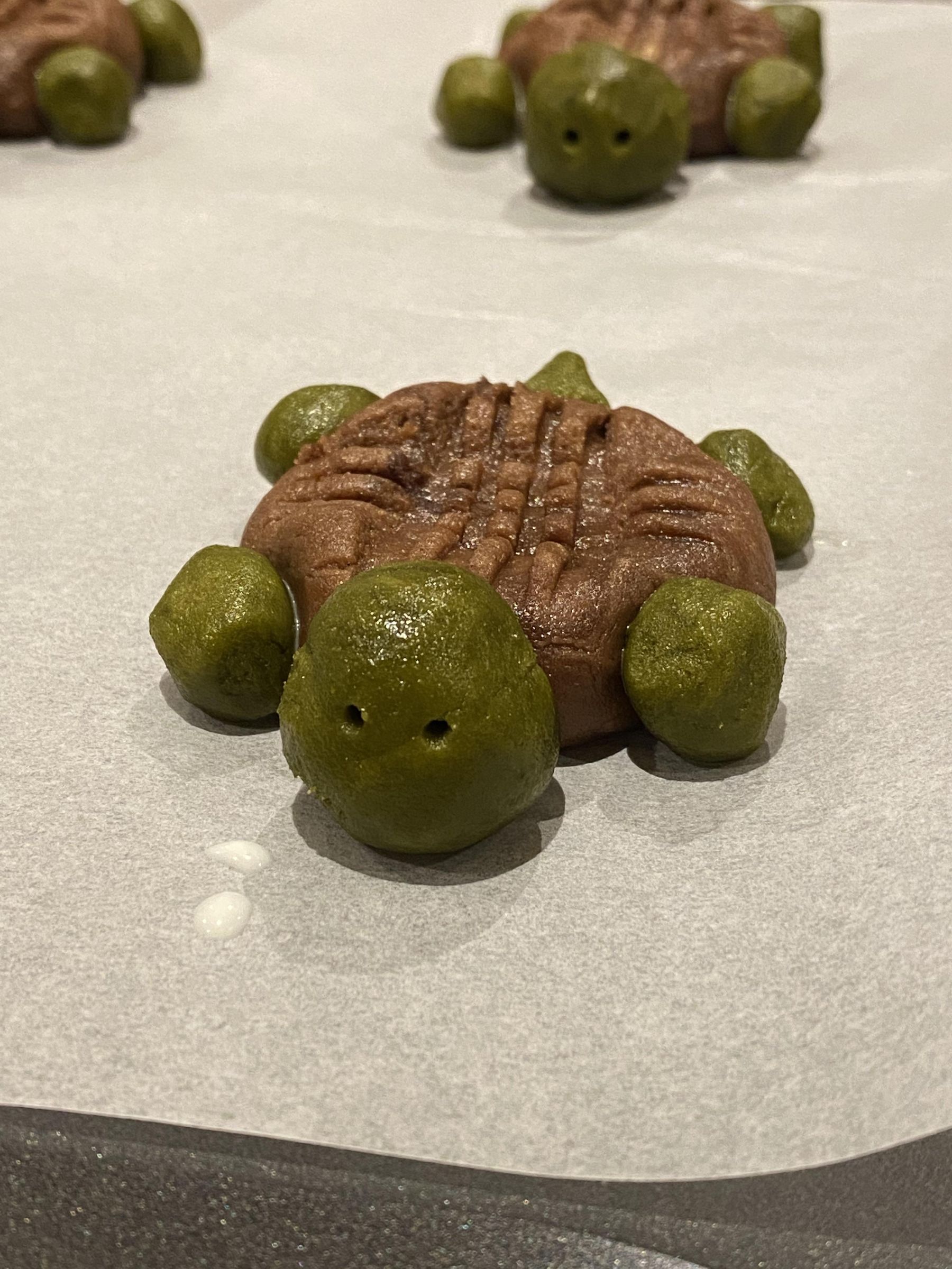 Matcha and Chocolate Turtle Cookies 11 Steps (with Pictures