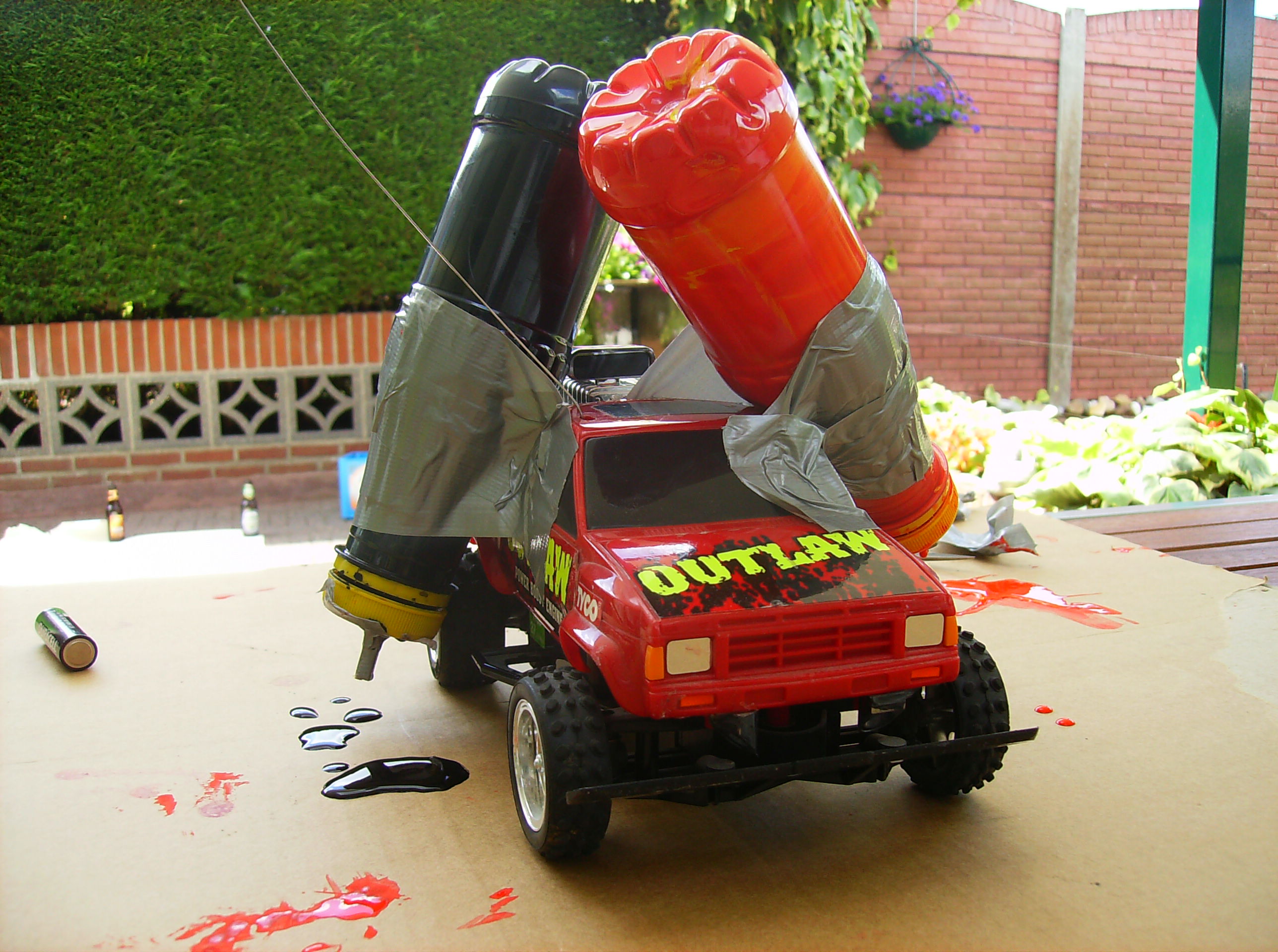 Remote-control Car Graffiti