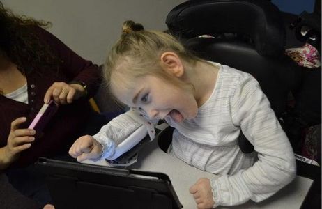 Linear Glide Arm Trough for Children With Disabilities