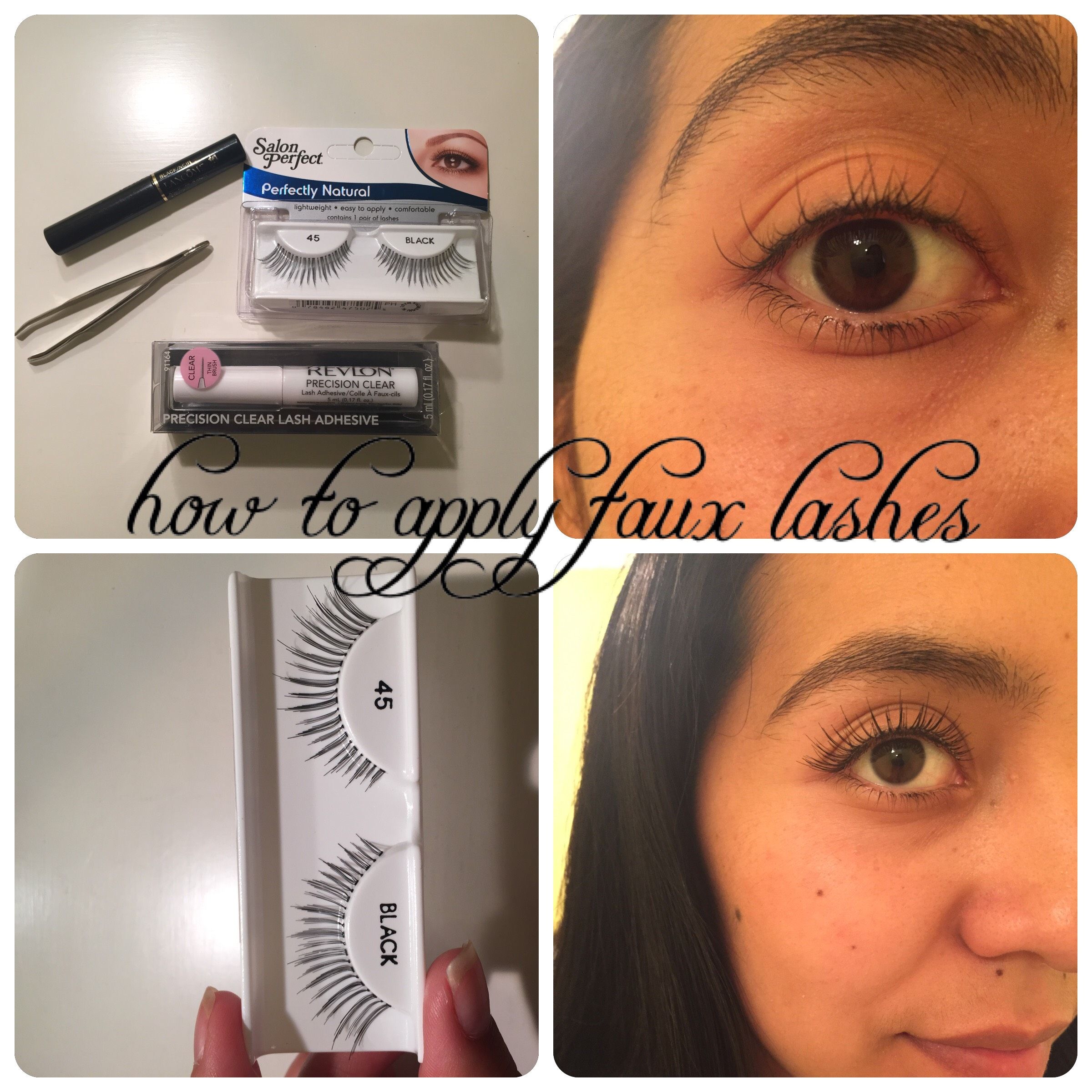 How to Apply Faux Lashes
