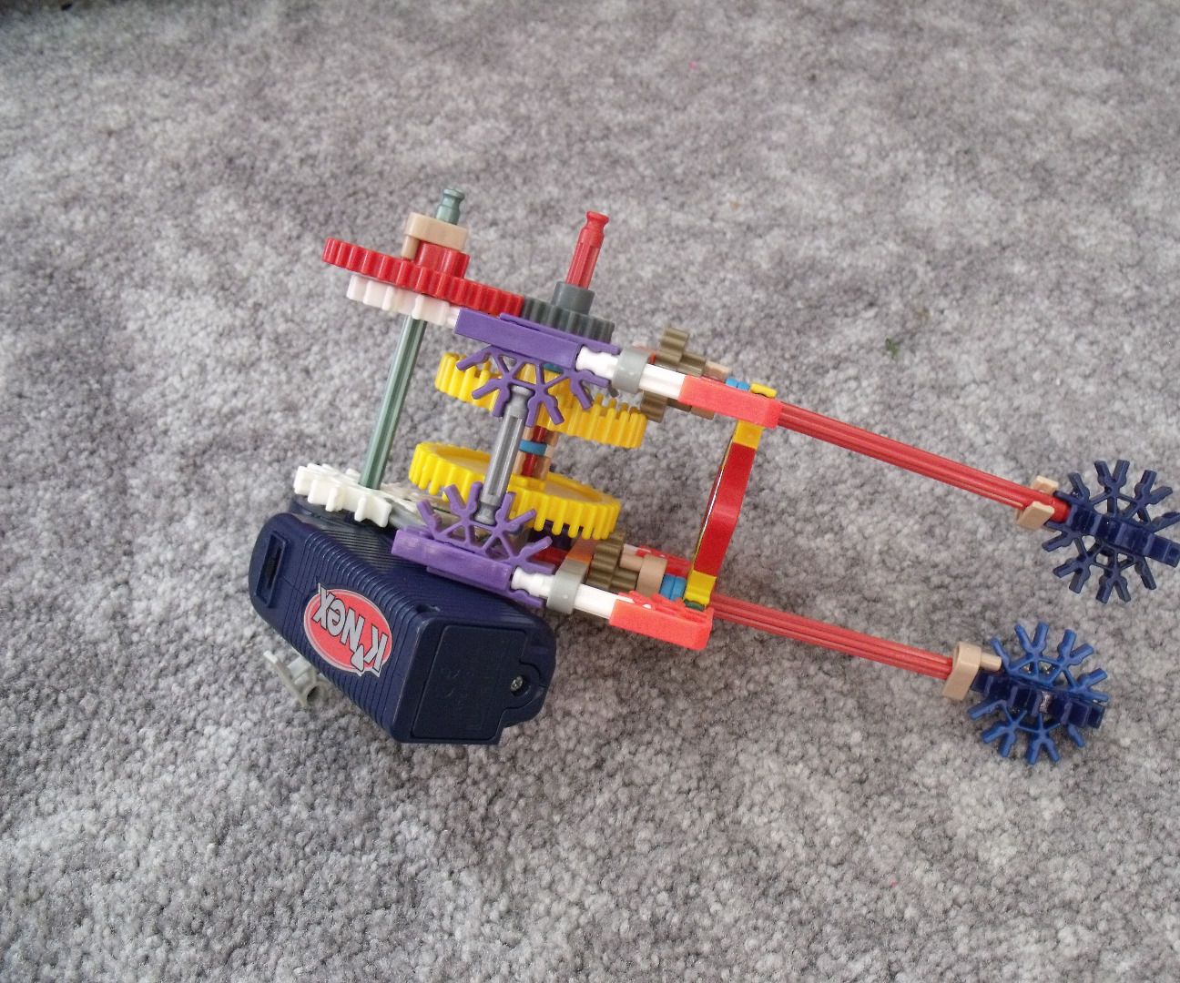 Motorized K'nex Eggbeater